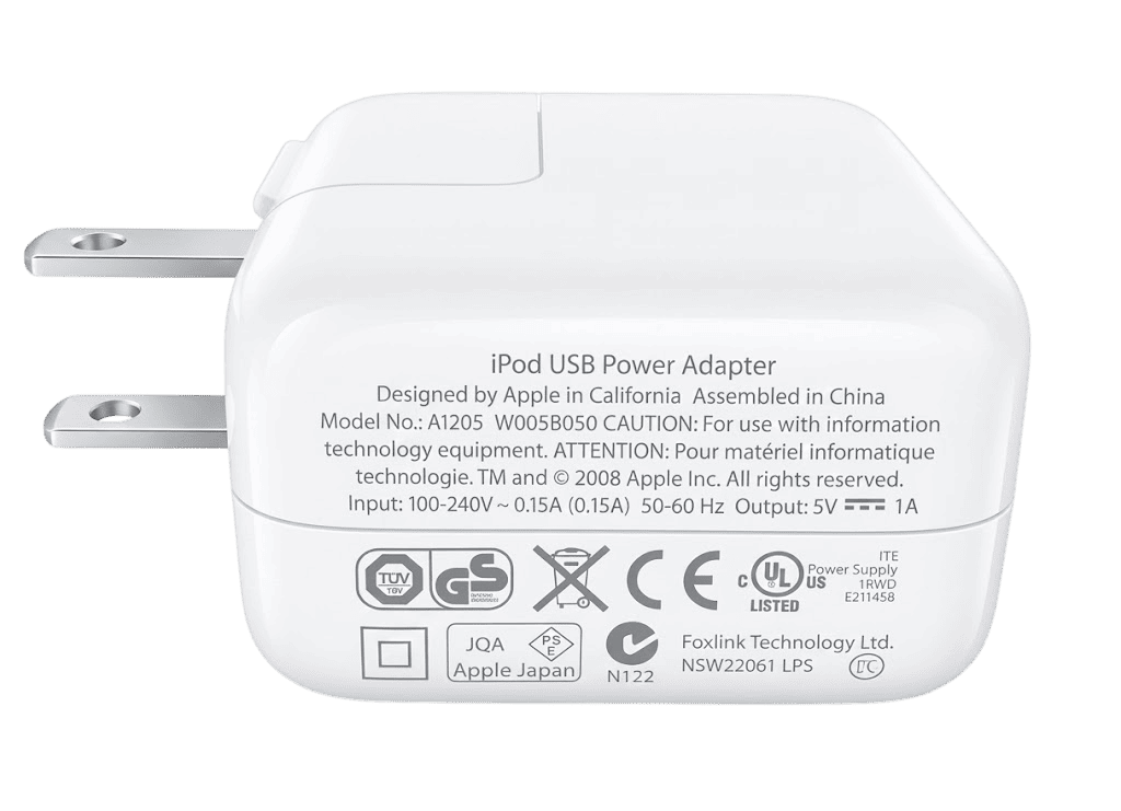 5W USB 電源介面卡(初代)