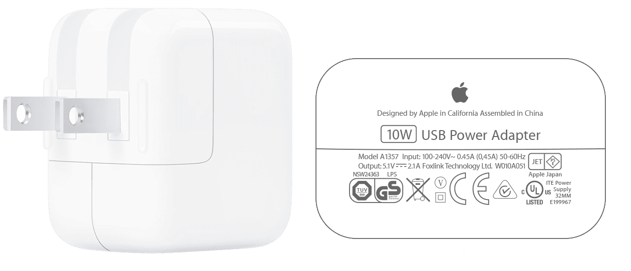 10W USB 電源介面卡