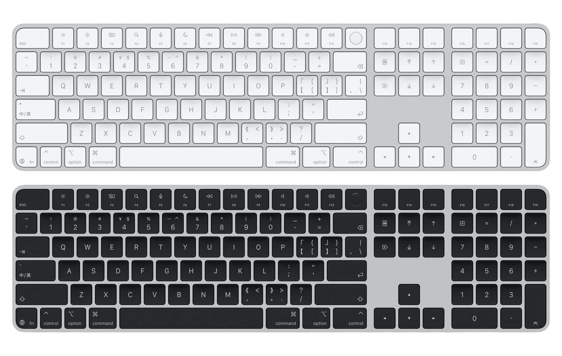 Magic Keyboard(帶有 Touch ID 和數字小鍵盤)(USB-C)